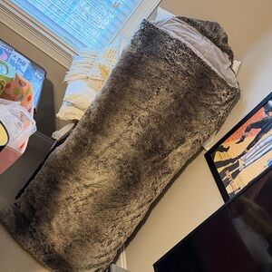 Pottery Barn Teen Plush Faux Fur Sleeping Bag